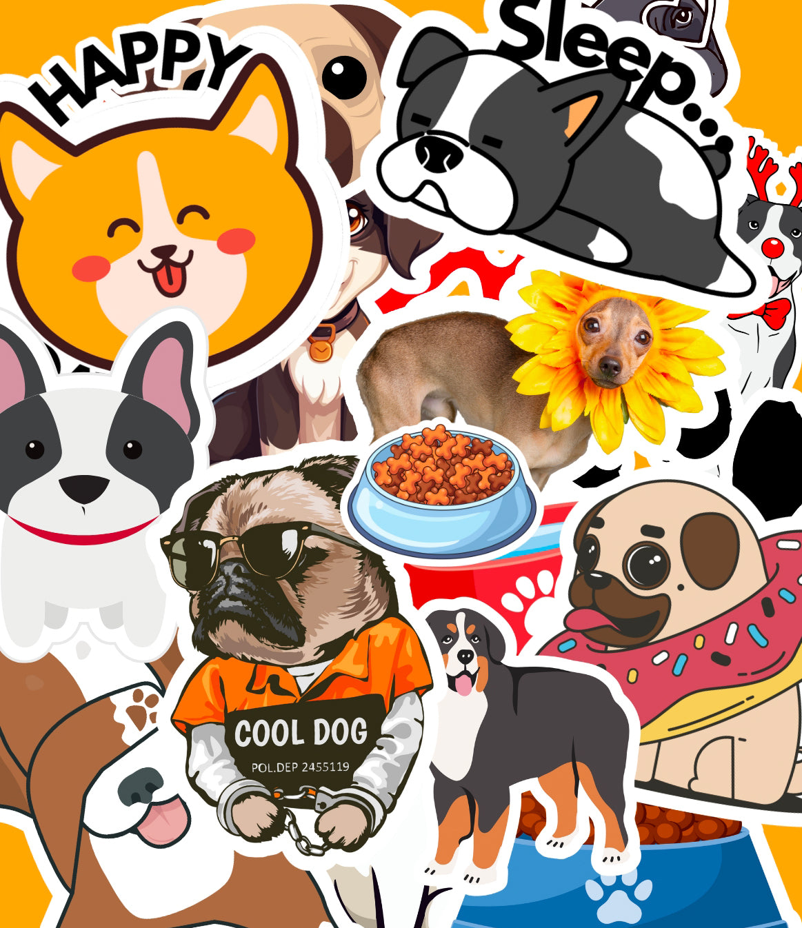 🐾 Bau Biscuit Digital Stickers – Make Everything More Fun! 🐕✨